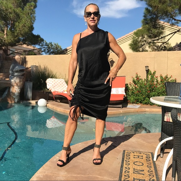 T Alexander Wang Asymmetrical designer Dress - Picture 6 of 8